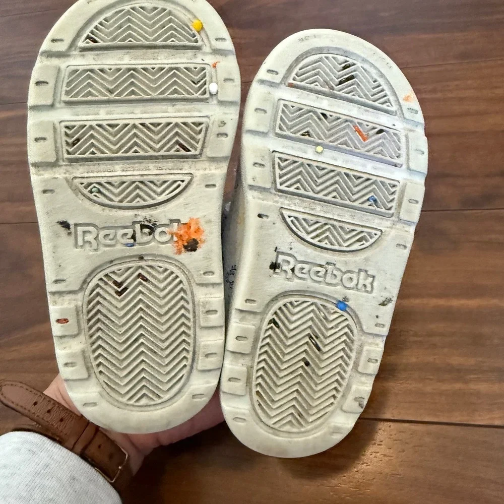 Reebok Kids Baby‎ Toddler Peppa Pig Royal Complete CLN 2 Sneakers White Size 6
